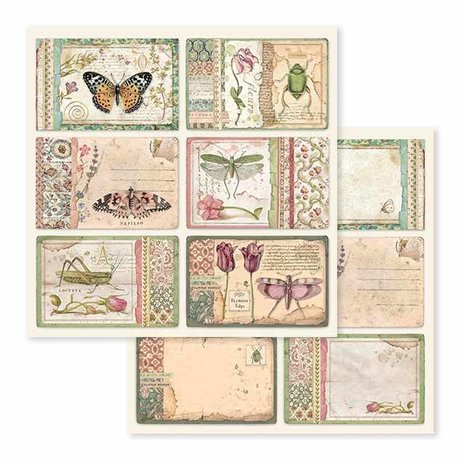 Stamperia Spring Botanic 12x12 Inch Paper Pack (SBBL50)