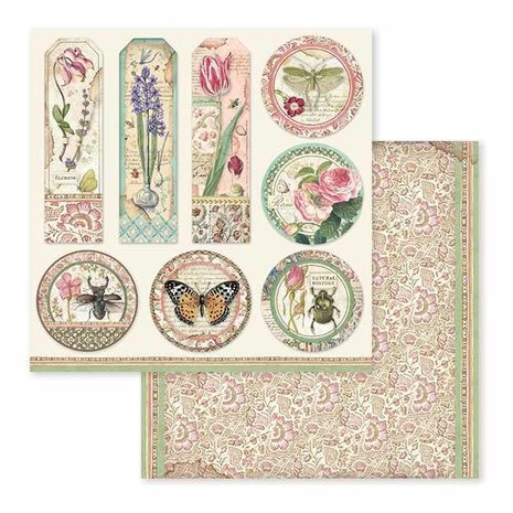 Stamperia Spring Botanic 12x12 Inch Paper Pack (SBBL50)