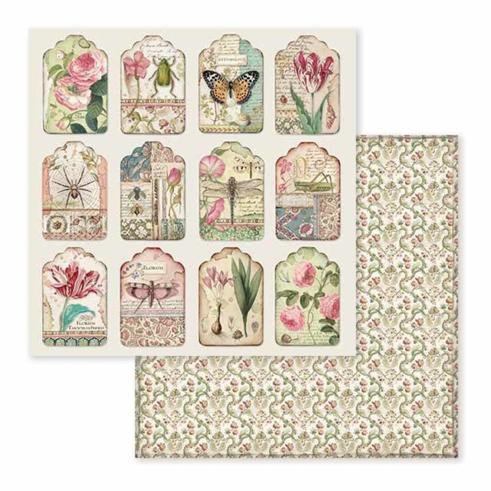 Stamperia Spring Botanic 12x12 Inch Paper Pack (SBBL50)