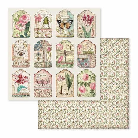 Stamperia Spring Botanic 12x12 Inch Paper Pack (SBBL50)