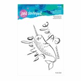 Spellbinders Jane Davenport Relaxed Narwhal Clear Stamps (JDS-020)