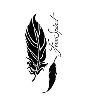 Stamperia Media Stencil Feathers (KSTDL07) Stamperia Media Stencil Feathers (KSTDL07)