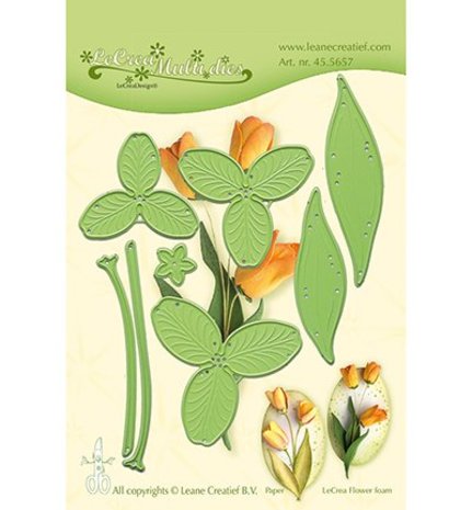 Leane Creatief Snijmal Flower 017 Tulip 3D (45.5657) Leane Creatief Snijmal Flower 017 Tulip 3D (45.5657)