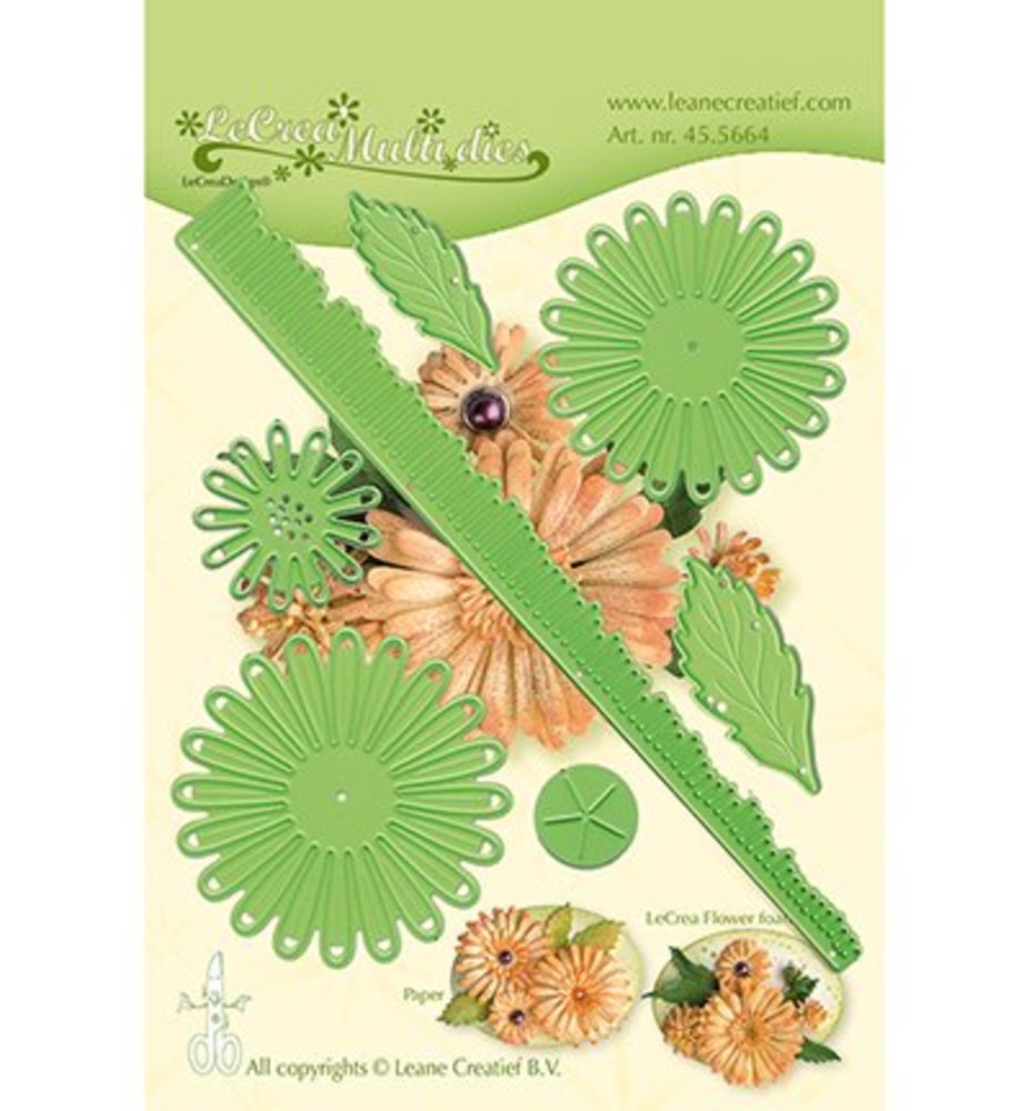 Leane Creatief Snijmal Flower 018 Chrysanthemum 3D (45.5664)