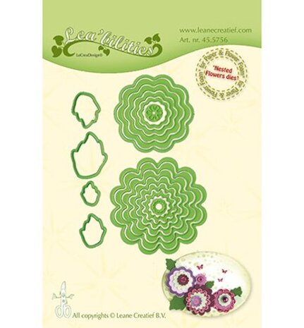 Leane Creatief Snijmal Nested Flowers (45.5756) Leane Creatief Snijmal Nested Flowers (45.5756)