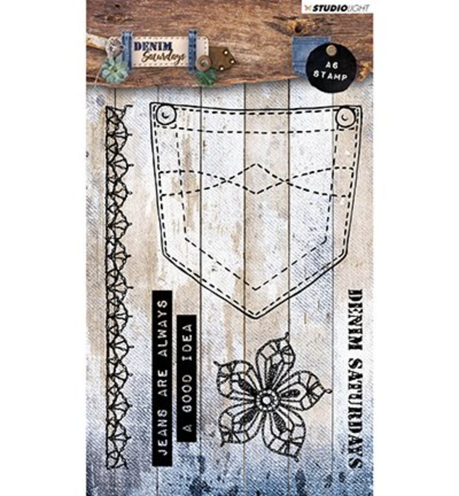 Studio Light Denim Saturdays Clear Stamps (STAMPDEN326) Studio Light Denim Saturdays Clear Stamps (STAMPDEN326)