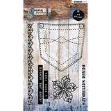 Studio Light Denim Saturdays Clear Stamps (STAMPDEN326)