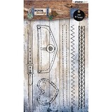 Studio Light Denim Saturdays Clear Stamps (STAMPDEN328)