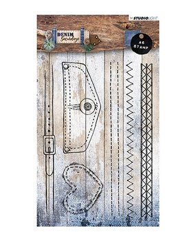 Studio Light Denim Saturdays Clear Stamps (STAMPDEN328)