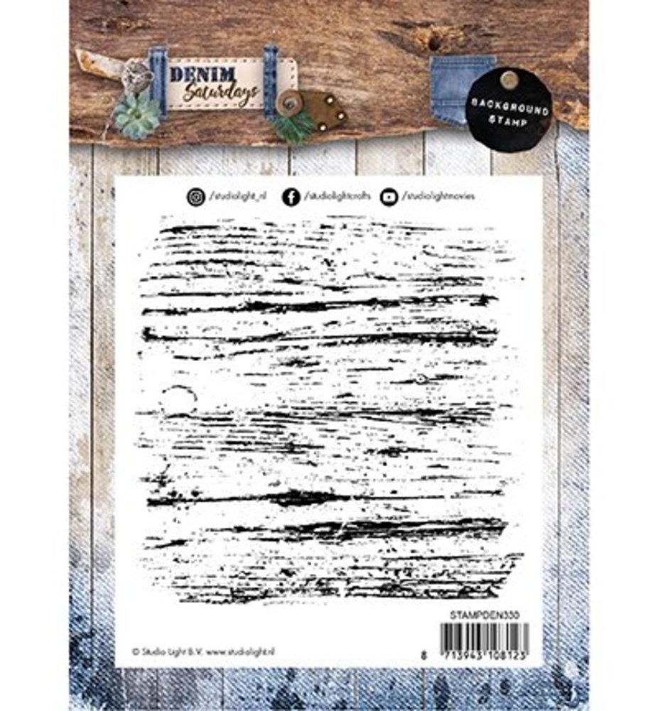 Studio Light Denim Saturdays Clear Stamp (STAMPDEN330) Studio Light Denim Saturdays Clear Stamp (STAMPDEN330)