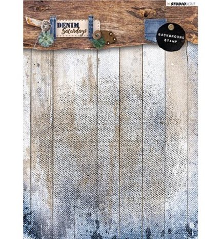 Studio Light Denim Saturdays Clear Stamp (STAMPDEN331)