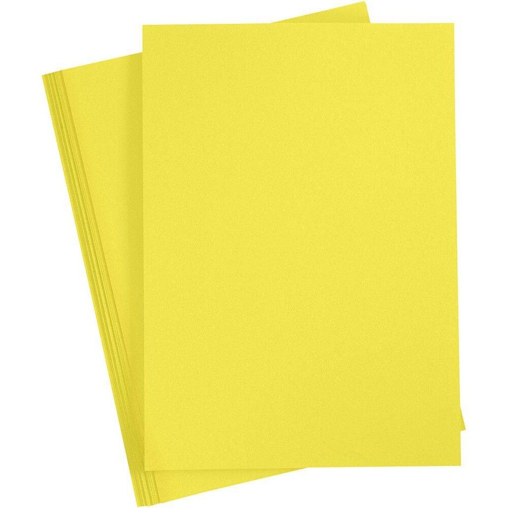 Paperpads.nl SELECT Basis Karton A4 Oranje Geel (20 Vellen)
