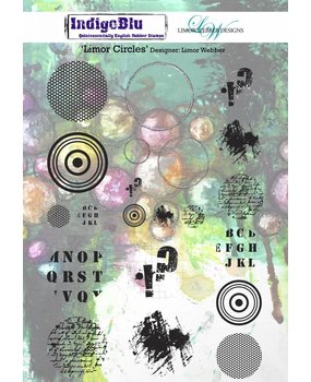 IndigoBlu Limor Circles Limor Webber Signature Range A5 Rubber Stamp (IND0149PC) IndigoBlu Limor Circles Limor Webber Signature Range A5 Rubber Stamp (IND0149PC)