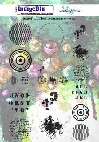 IndigoBlu Limor Circles Limor Webber Signature Range A5 Rubber Stamp (IND0149PC) IndigoBlu Limor Circles Limor Webber Signature Range A5 Rubber Stamp (IND0149PC)