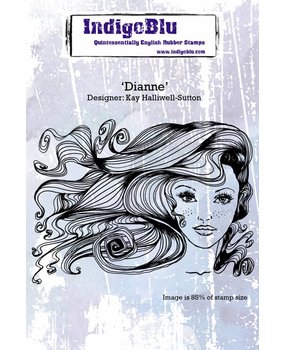 IndigoBlu Dianne A6 Rubber Stamp (IND0153) IndigoBlu Dianne A6 Rubber Stamp (IND0153)