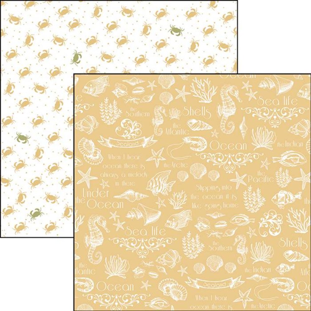 Ciao Bella Papercrafting Under the Ocean 6x6 Inch Paper Pad (CBQ017)