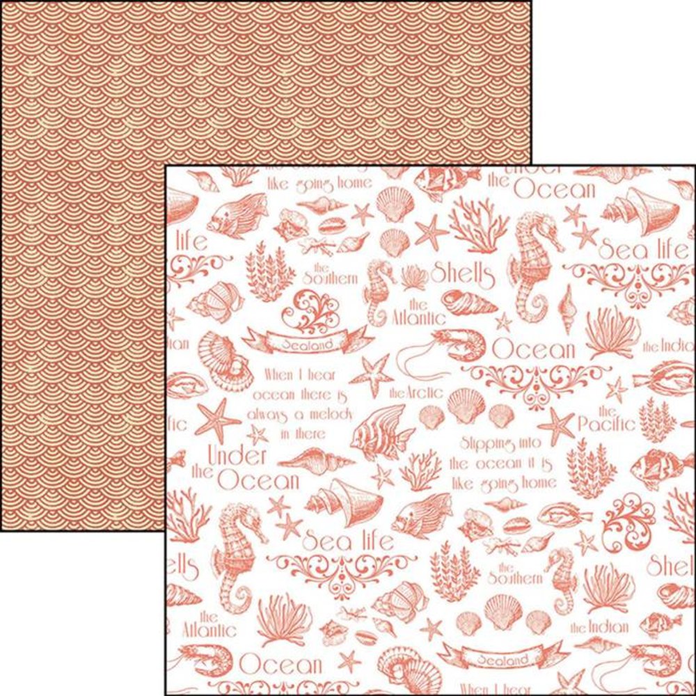 Ciao Bella Papercrafting Under the Ocean 6x6 Inch Paper Pad (CBQ017)