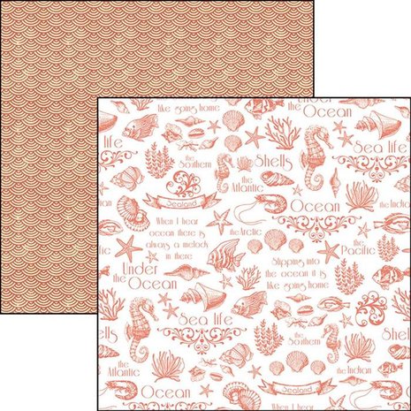 Ciao Bella Papercrafting Under the Ocean 6x6 Inch Paper Pad (CBQ017)