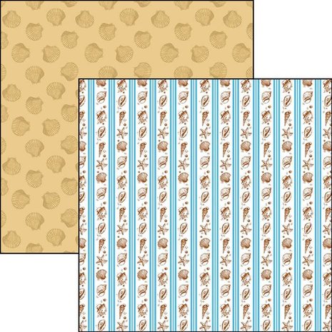 Ciao Bella Papercrafting Under the Ocean 6x6 Inch Paper Pad (CBQ017)