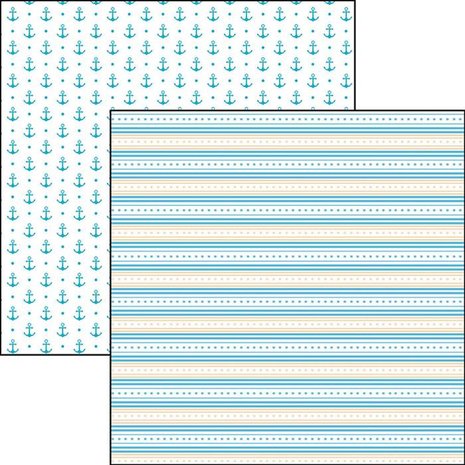 Ciao Bella Papercrafting Under the Ocean 6x6 Inch Paper Pad (CBQ017)