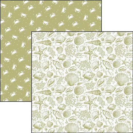 Ciao Bella Papercrafting Under the Ocean 6x6 Inch Paper Pad (CBQ017)