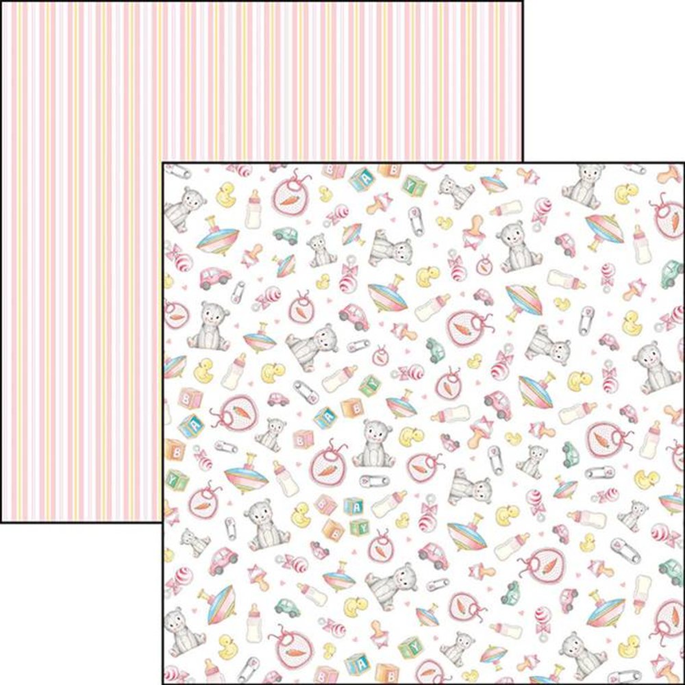 Ciao Bella Papercrafting Ninna Nanna Girl 6x6 Inch Paper Pad (CBQ018)