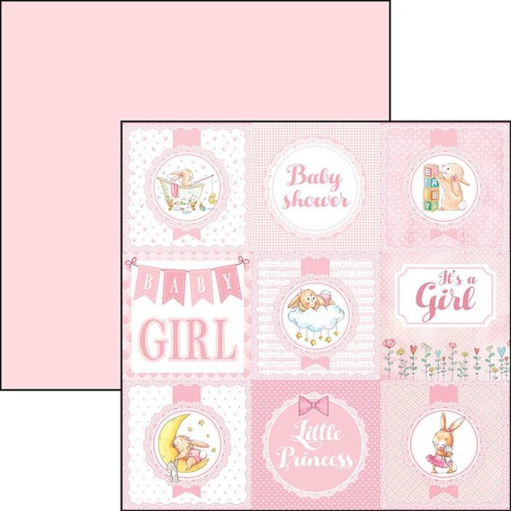 Ciao Bella Papercrafting Ninna Nanna Girl 6x6 Inch Paper Pad (CBQ018)