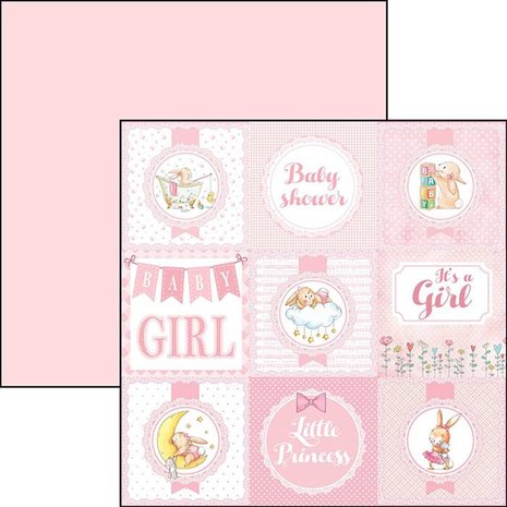 Ciao Bella Papercrafting Ninna Nanna Girl 6x6 Inch Paper Pad (CBQ018)