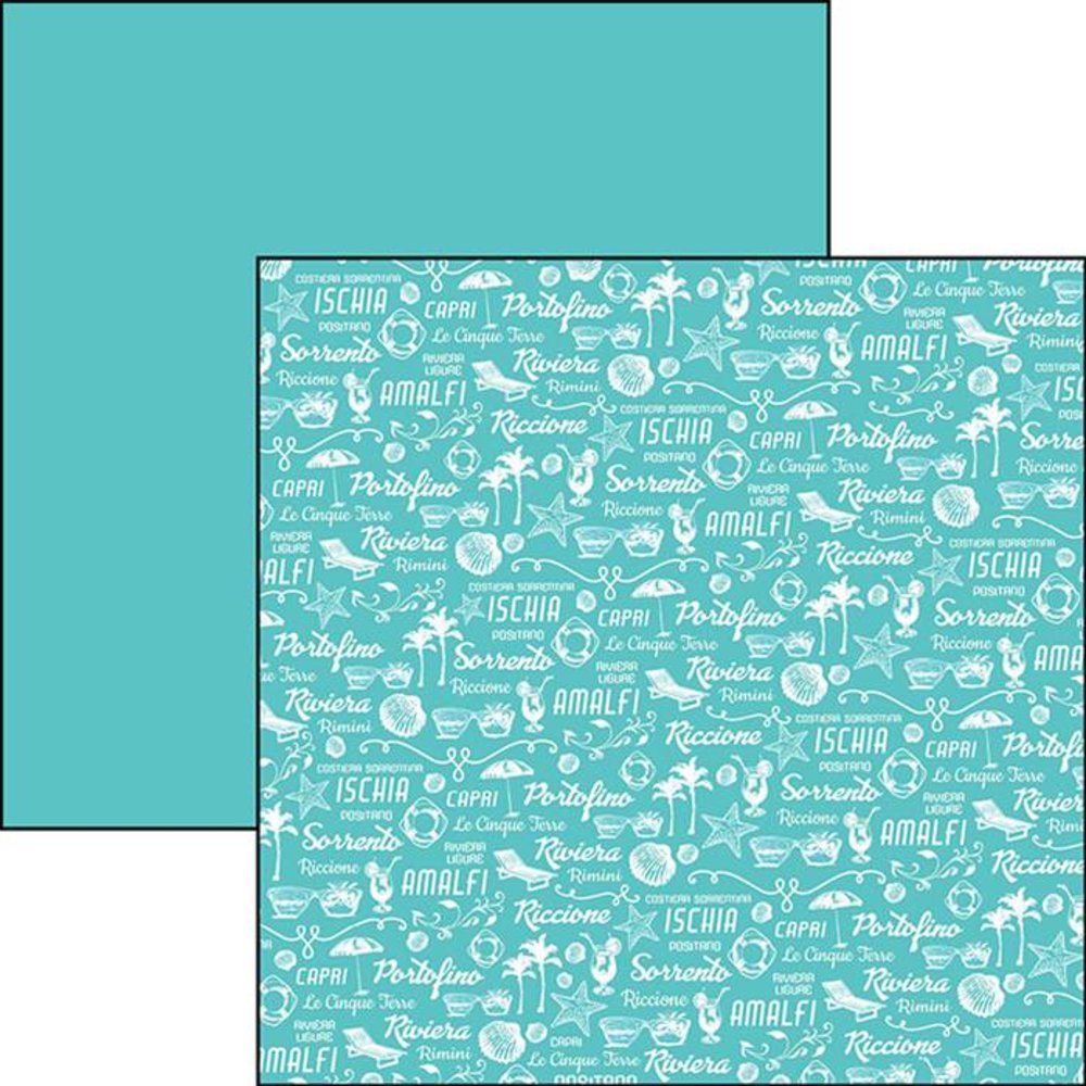 Ciao Bella Papercrafting Summer Tales 12x12 Inch Patterns Pad (CBT022)