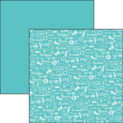 Ciao Bella Papercrafting Summer Tales 12x12 Inch Patterns Pad (CBT022)