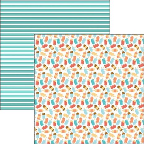 Ciao Bella Papercrafting Summer Tales 12x12 Inch Patterns Pad (CBT022)