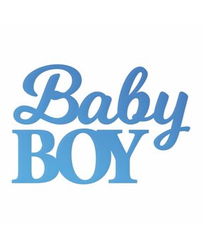 Couture Creations Baby Boy Sentiment Mini Die (CO726085) Couture Creations Baby Boy Sentiment Mini Die (CO726085)