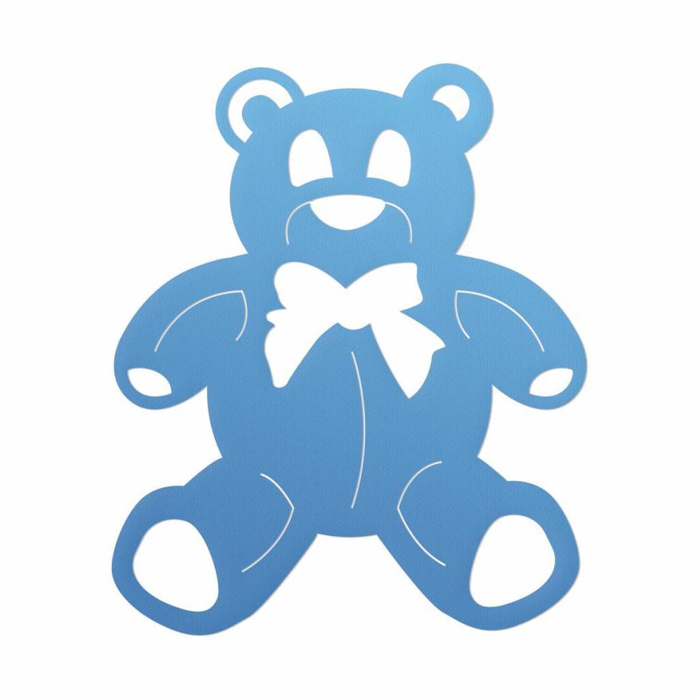 Couture Creations Teddy Silhouette Mini Die (CO726116) Couture Creations Teddy Silhouette Mini Die (CO726116)