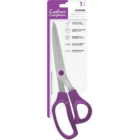 Crafter's Companion 9 Inch Scissors (CC-SCISS-STR9) Crafter's Companion 9 Inch Scissors (CC-SCISS-STR9)
