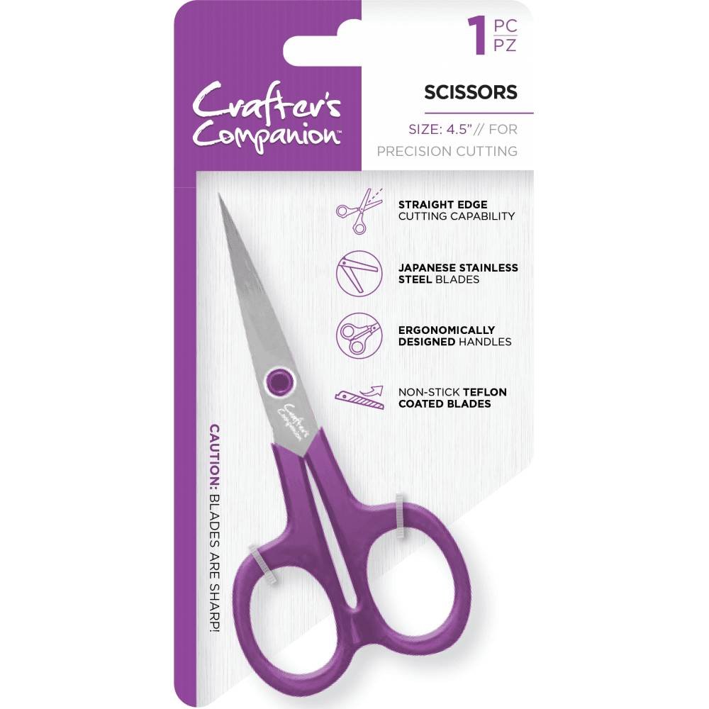 Crafter's Companion 4,5 Inch Scissors (CC-SCISS-SNIP) Crafter's Companion 4,5 Inch Scissors (CC-SCISS-SNIP)