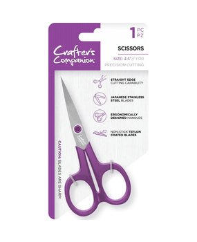 Crafter's Companion 4,5 Inch Scissors (CC-SCISS-SNIP) Crafter's Companion 4,5 Inch Scissors (CC-SCISS-SNIP)