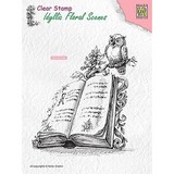 Nellie Snellen Book With Owl Clear Stamp (IFS013)