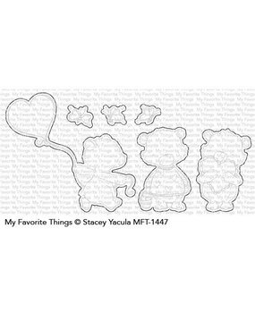 My Favorite Things Die-Namics Joyful Heart Bears (MFT-1447) My Favorite Things Die-Namics Joyful Heart Bears (MFT-1447)