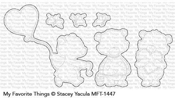 My Favorite Things Die-Namics Joyful Heart Bears (MFT-1447) My Favorite Things Die-Namics Joyful Heart Bears (MFT-1447)