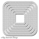 My Favorite Things Die-namics Inside & Out Stitched Rounded Square STAX (MFT-600)
