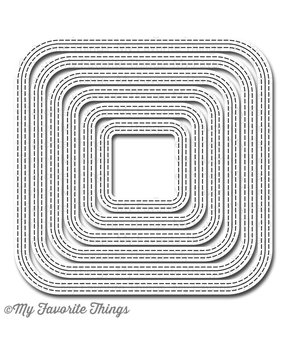 My Favorite Things Die-namics Inside & Out Stitched Rounded Square STAX (MFT-600) My Favorite Things Die-namics Inside & Out Stitched Rounded Square STAX (MFT-600)