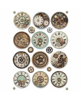 Stamperia Rice Paper A4 Voyages Fantastiques Gears (DFSA4369) Stamperia Rice Paper A4 Voyages Fantastiques Gears (DFSA4369)