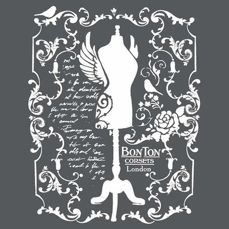 Stamperia Media Stencil Mannequin (KSTD039) Stamperia Media Stencil Mannequin (KSTD039)