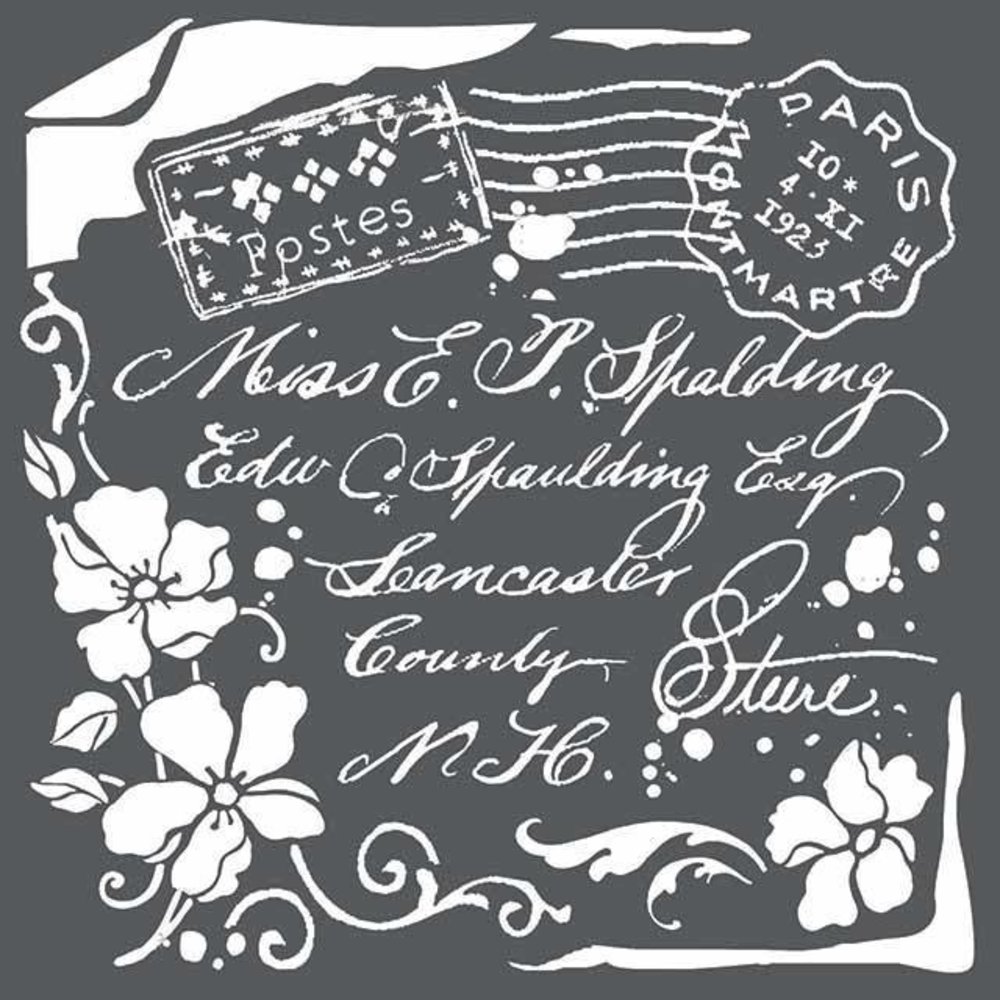 Stamperia Media Stencil Letter (KSTDQ19) Stamperia Media Stencil Letter (KSTDQ19)