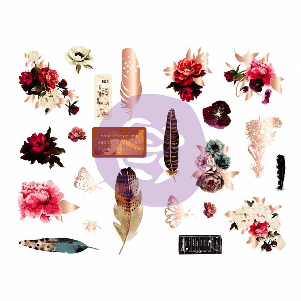 Prima Marketing Inc Midnight Garden 5x8 Inch Chipboard Stickers (636067) Prima Marketing Inc Midnight Garden 5x8 Inch Chipboard Stickers (636067)