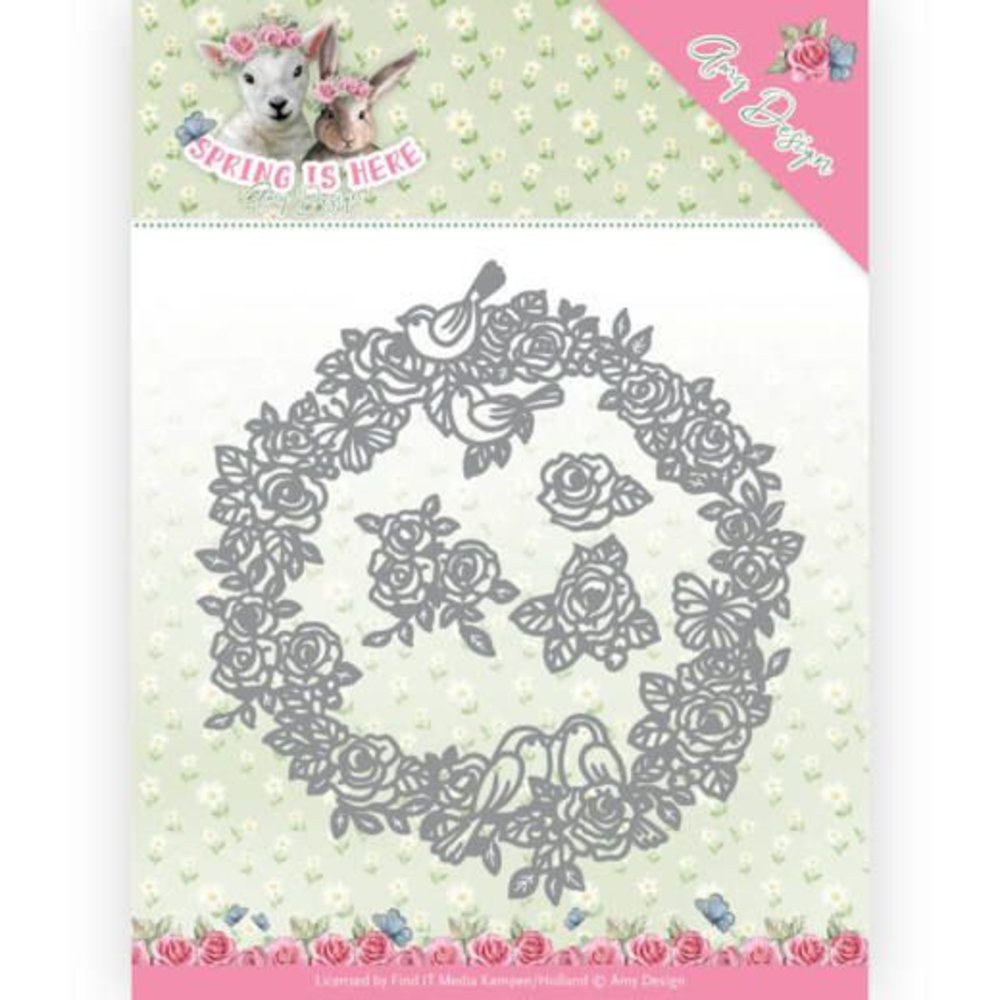 Amy Design Spring Is Here Circle Of Roses Die (ADD10166)