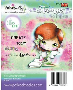 Polkadoodles Ula Create Clear Stamps (PD7708)