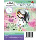 Polkadoodles Ula Sparkle Clear Stamps (PD7707)