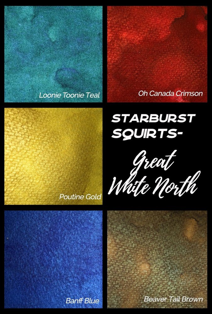 Lindy's Stamp Gang Great White North Starburst Squirts Set (ssquirt-SET-02)