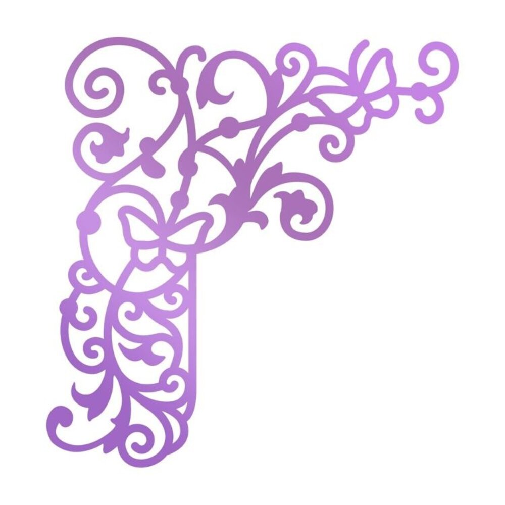 Couture Creations Butterfly Garden Butterfly Corner Hot Foil Stamp (CO726565) Couture Creations Butterfly Garden Butterfly Corner Hot Foil Stamp (CO726565)